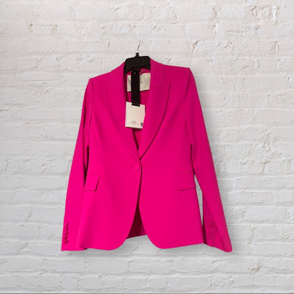 Adam Lippes - Hot Pink
Single Breasted Blazer In Tropical Wool